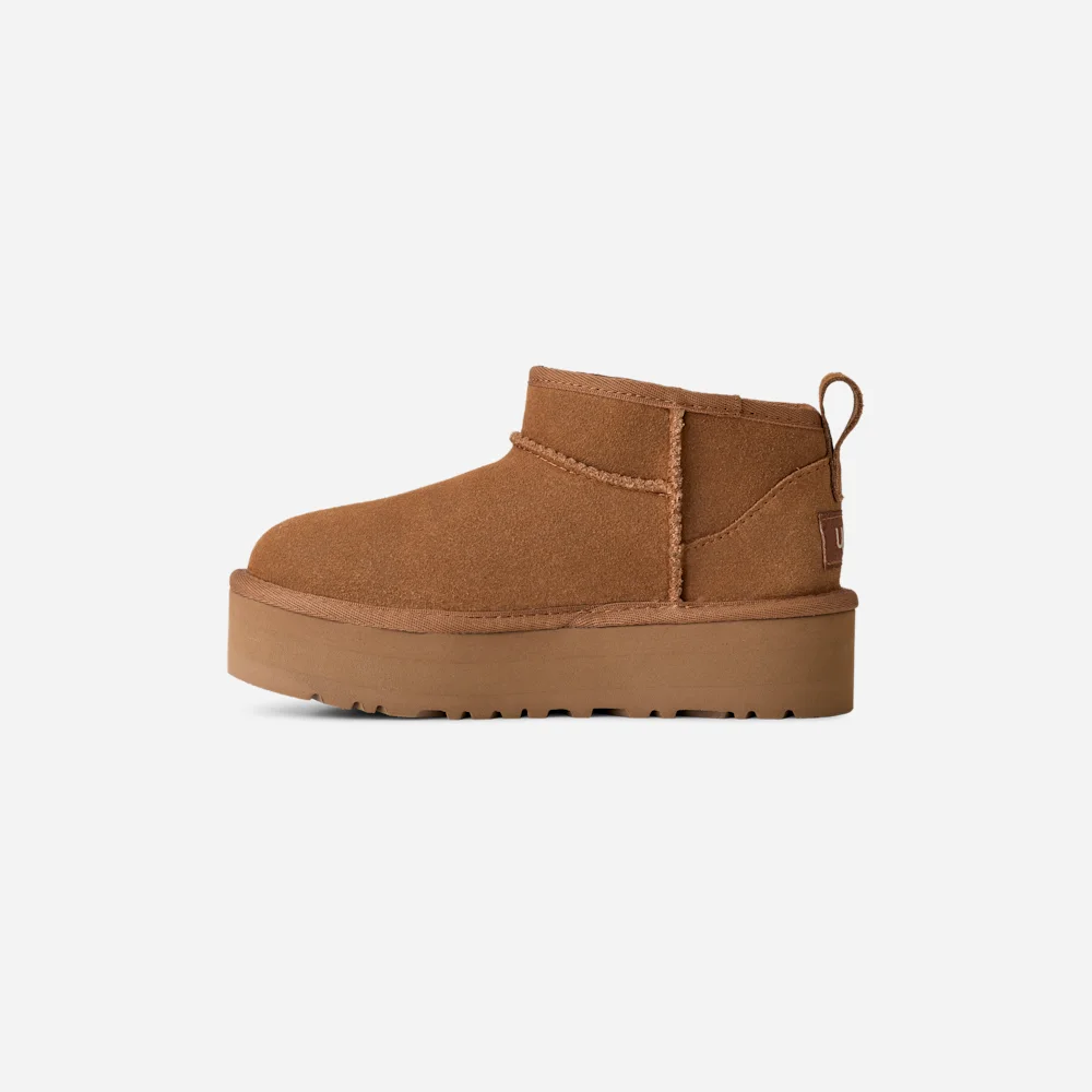 Botte Classic Ultra Mini à plateforme Chestnut vue 3