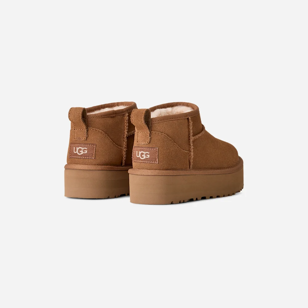 Botte Classic Ultra Mini à plateforme Chestnut vue 4
