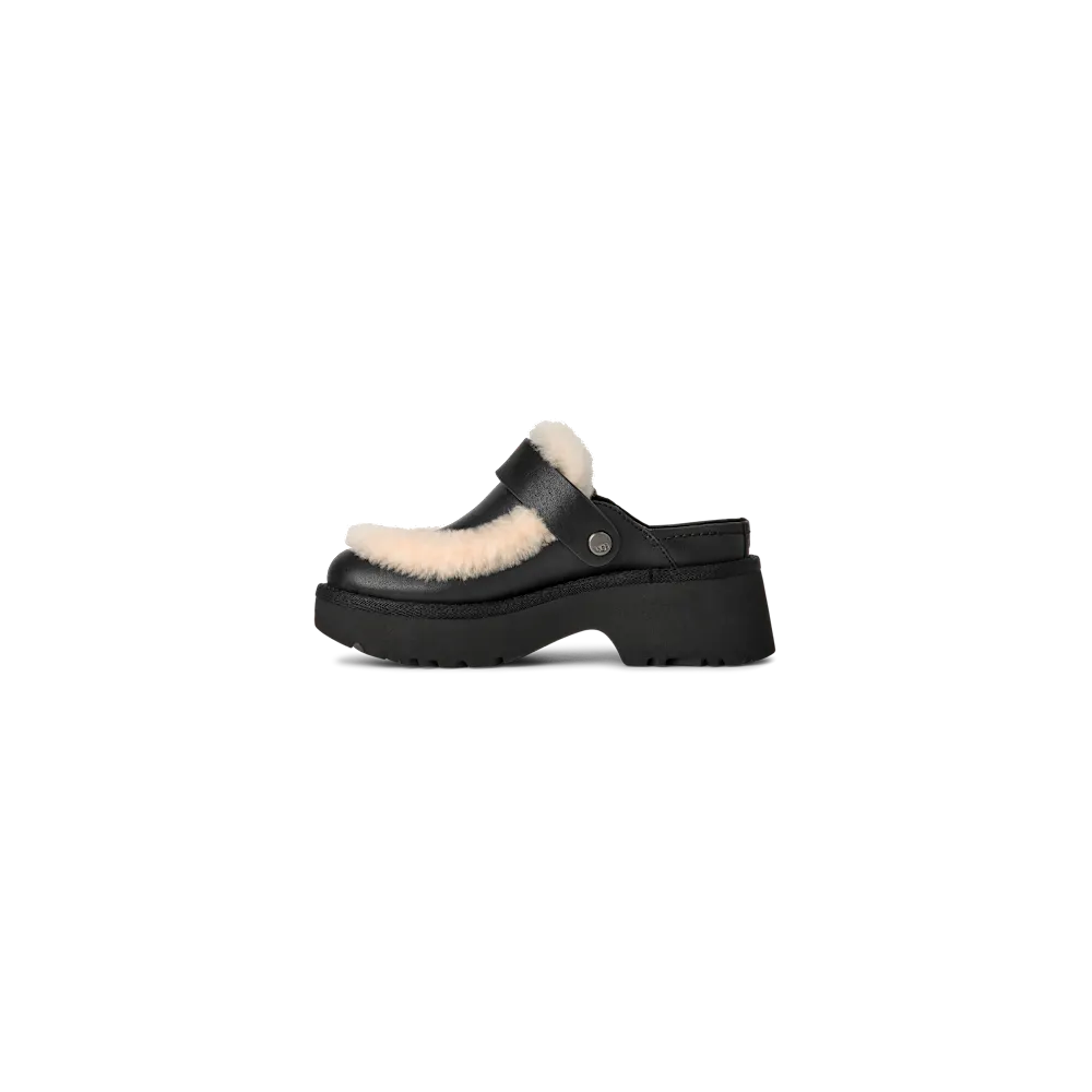 Sabot en cuir Esmee Black vue 3