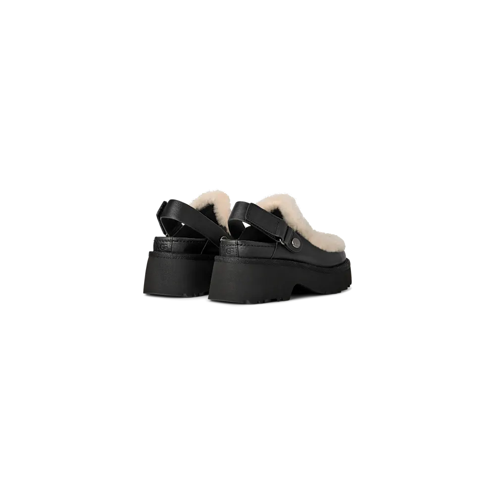Sabot en cuir Esmee Black vue 4