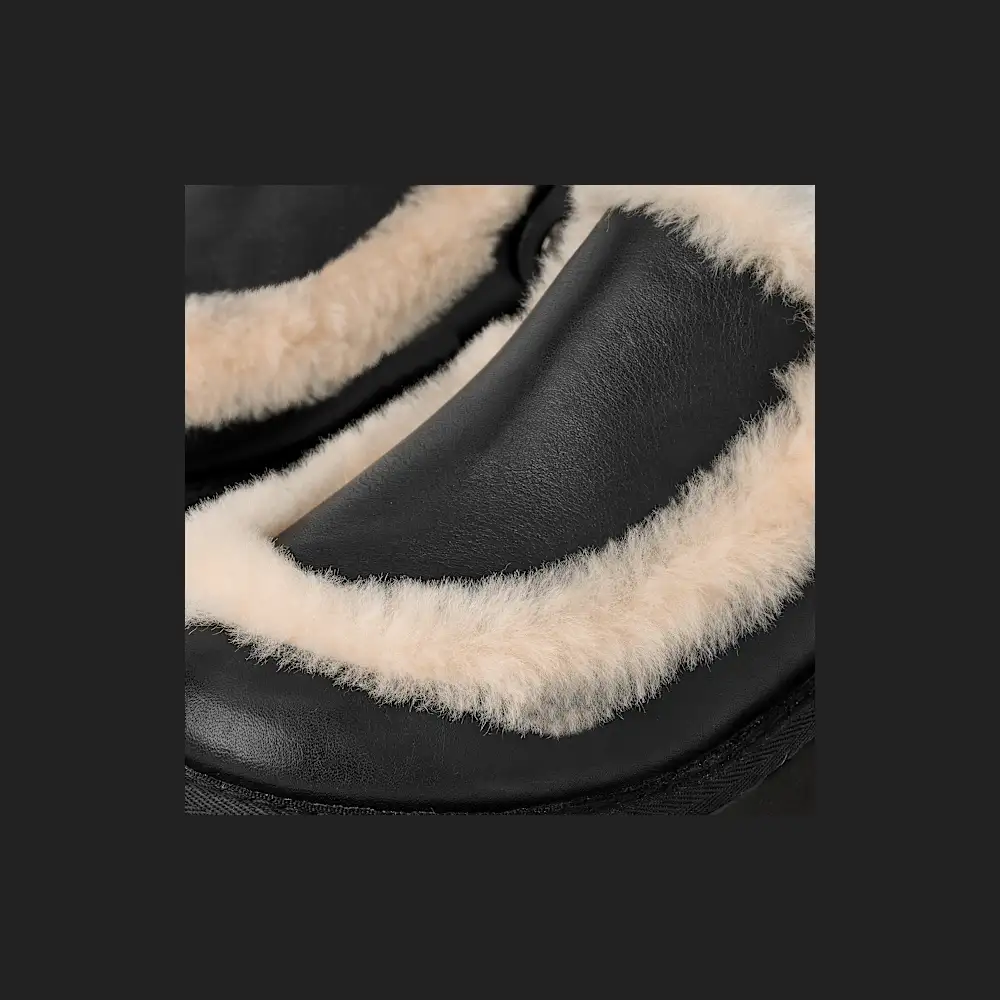 Sabot en cuir Esmee Black vue 5