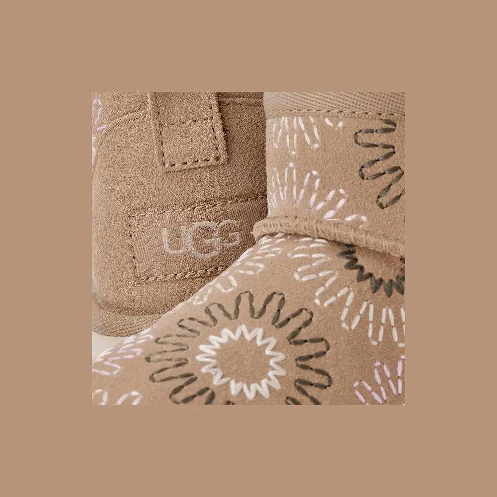 Enfants Botte Classic Ultra Mini Sun Stitch Mustard Seed vue 5