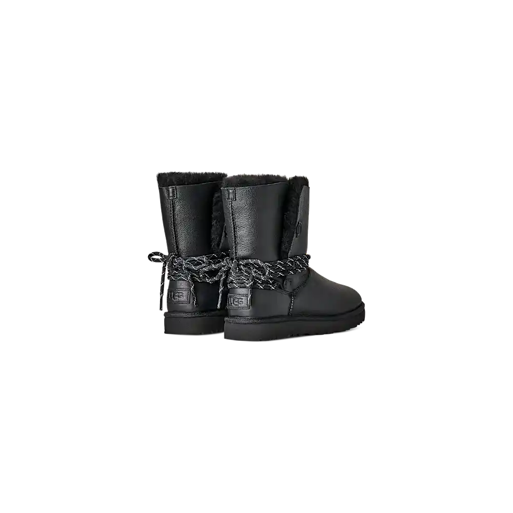 Botte en cuir Classic Bailey Tie Black vue 4