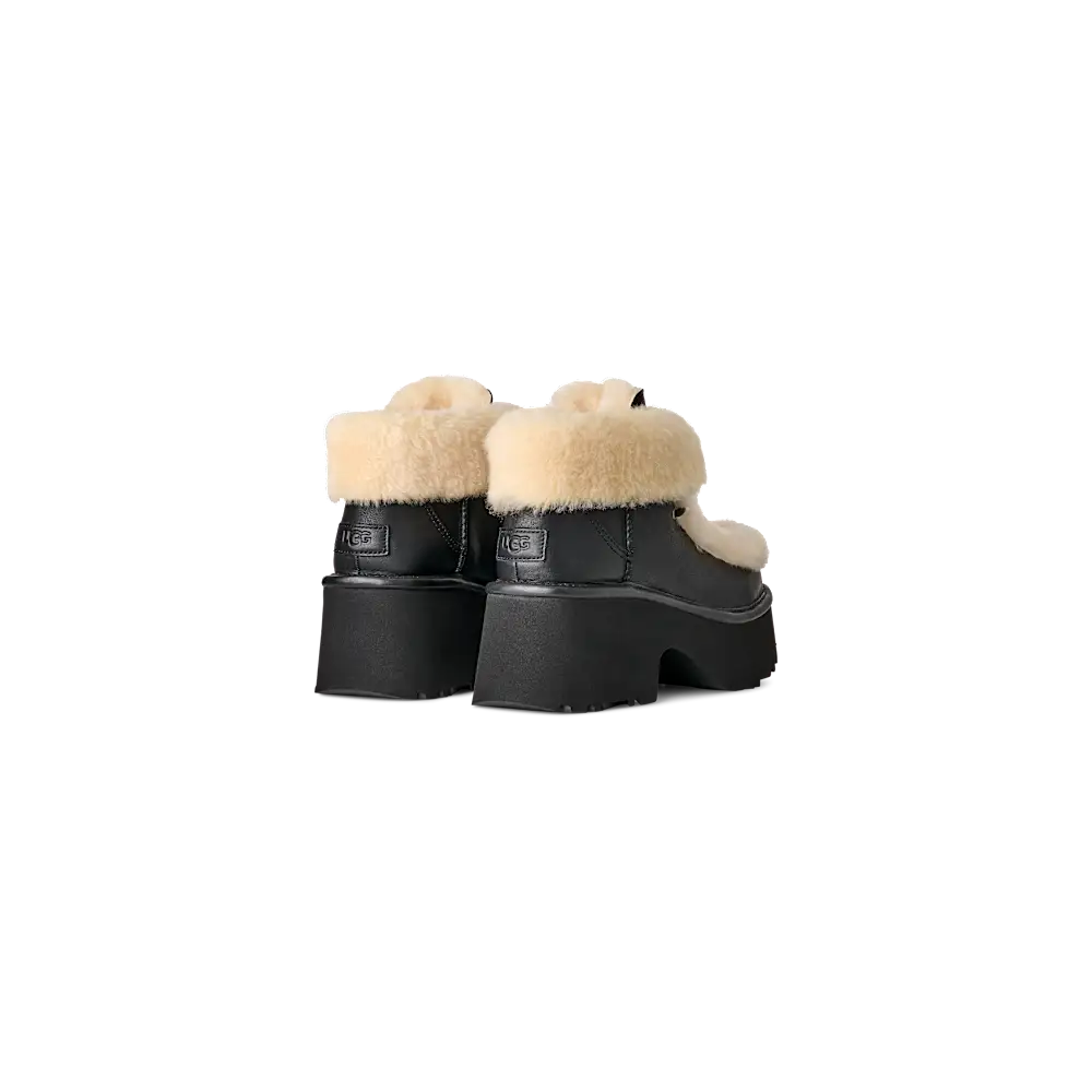Botte en cuir à lacets Classic Esmee Black vue 4