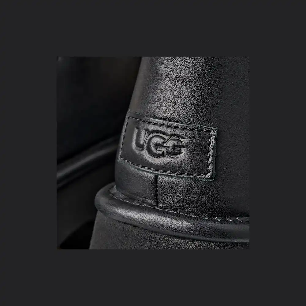 Botte en cuir à lacets Classic Esmee Black vue 5