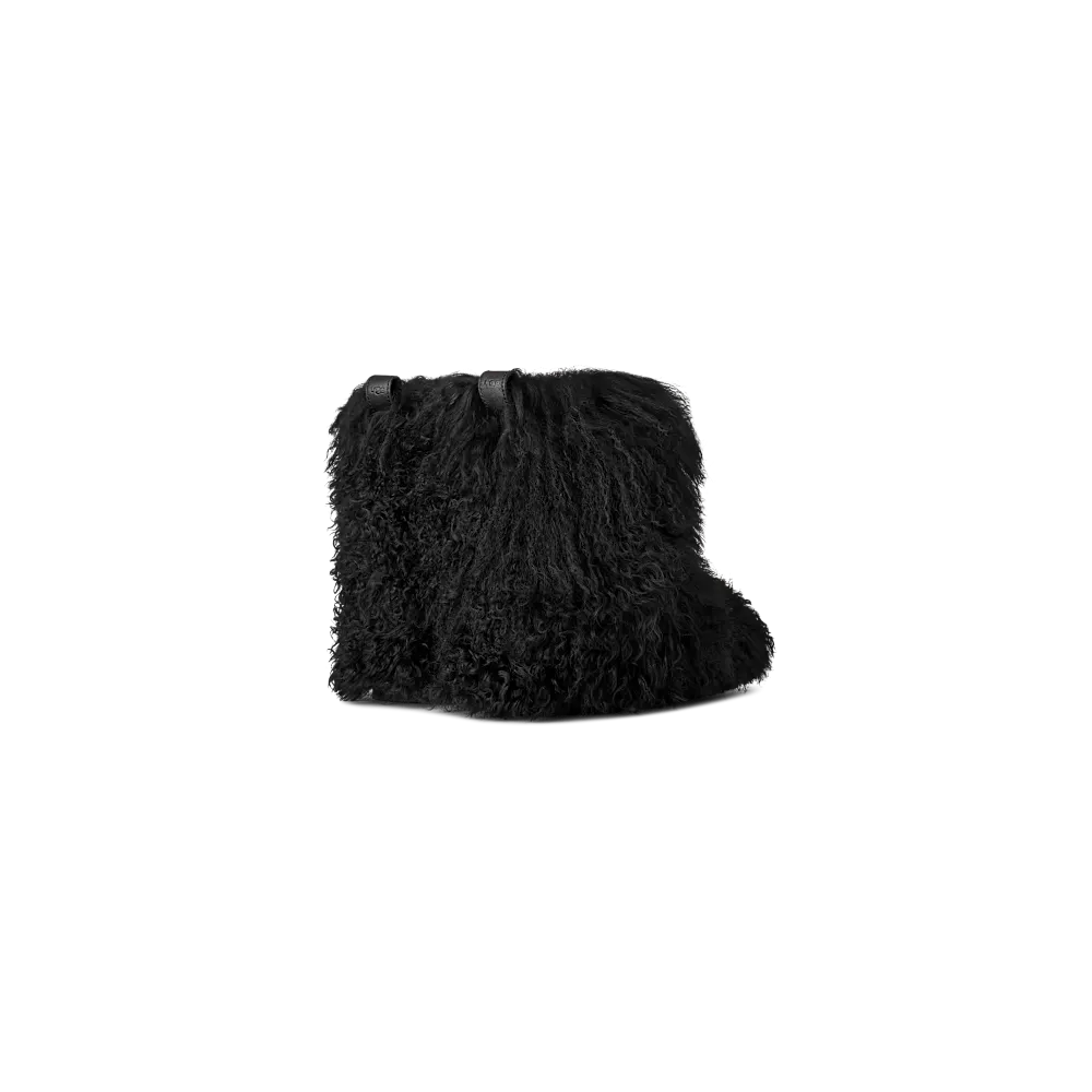Classic Short Fluff Momma Boot Black vue 4