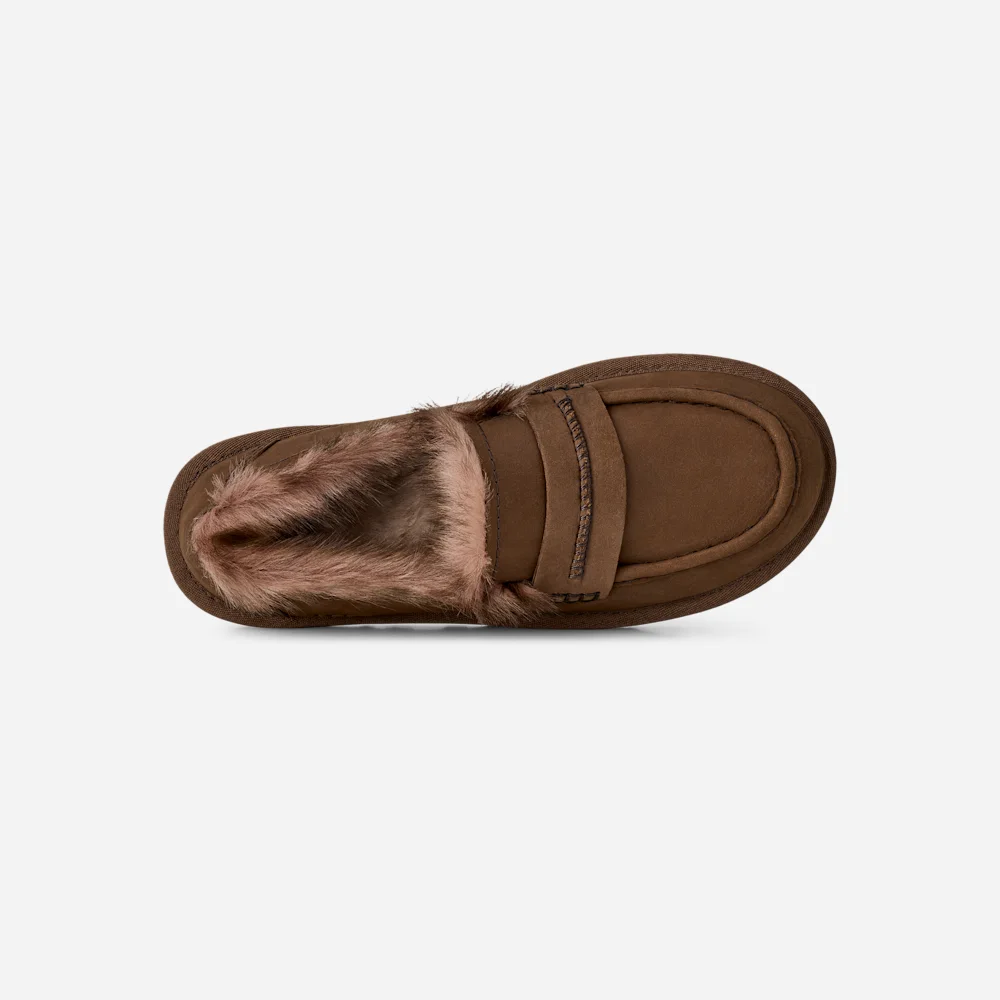 Mocassin Ellis en nubuck Dark Chestnut vue 6