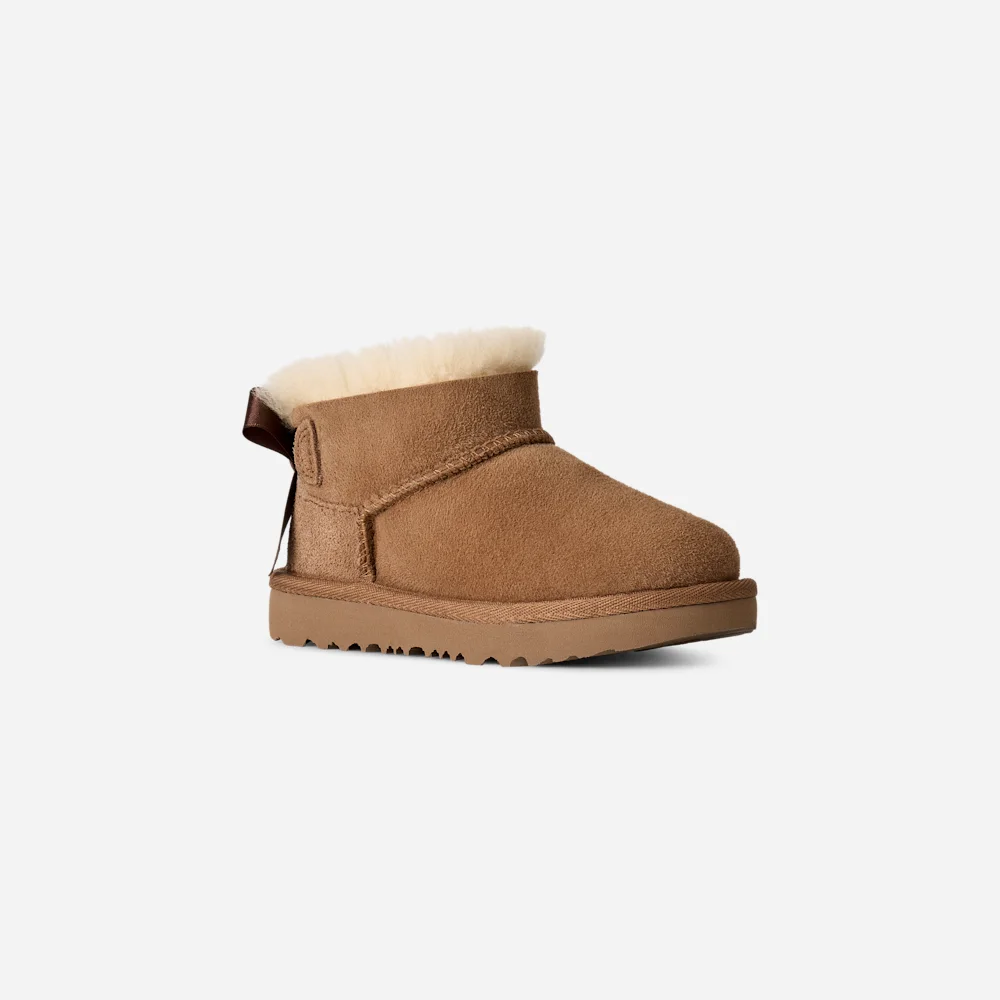 Botte Ultra Mini Bailey Bow Chestnut vue 3